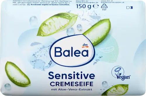 Bar soap, cream soap sensitive, 150 g