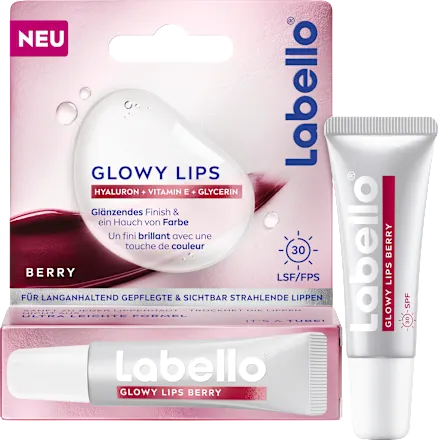 Glowy Lips Berry Lip Balm SPF 30, 10 ml