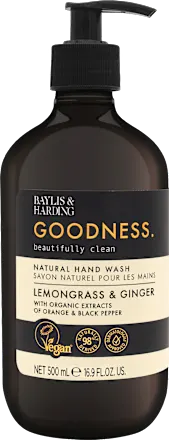 Goodness Lemongrass & Ginger liquid soap, 500 ml