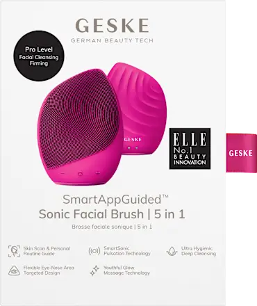 Sonic Facial Brush 5 in 1 Magenta, 1 pc