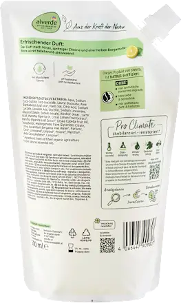 Mint Bergamot Shower Gel Refill Pack, 500 ml - Image 2