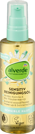 Sensitive Cleansing Oil with Chamomile & Grapeseed Oil, 100 ml