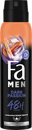 Deodorant Spray Men Dark Passion, 150 ml