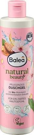 Natural Beauty Shower Gel with Cherry Blossom Extract & Almond Oil, 250 ml