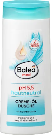Shower gel pH 5.5, skin-neutral cream-oil shower gel, 300 ml