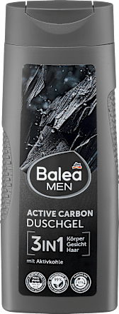 Shower gel Active Carbon 3in1, 300 ml