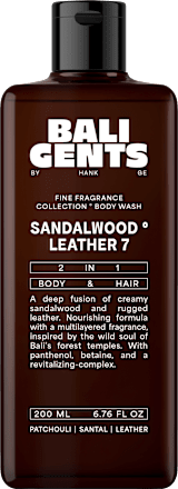 Sandalwood Leather 7 2in1 Shower Gel, 200 ml
