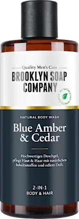 Duschgel Blue Amber & Cedar 2in1, 300 ml