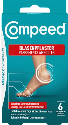 Blister plaster mix pack, 6 pieces