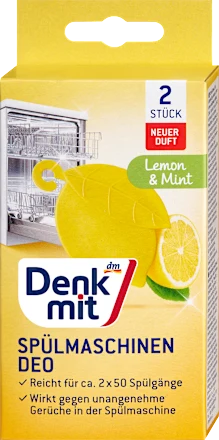 Dishwasher deodorizer, Lemon & Mint, 2 pcs