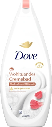 Cream bath with almond milk and hibiscus scent, 750 ml