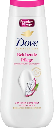 Advanced Care Shower Cream, Invigorating Care, Dragon Fruit & Coconut Scent, 225 ml