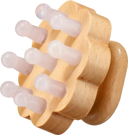 Massage tool with rose quartz, 1 piece - Image 4