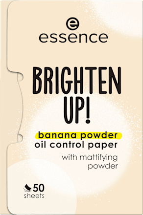 Matting paper Brighten Up Banana Powder Oil, 50 pcs