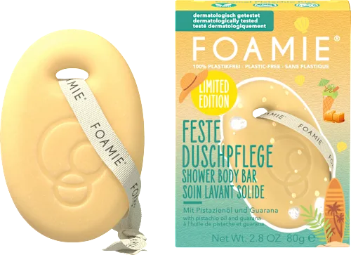 Solid Shower Gel Caramel Pistachio Kiss, 80 g