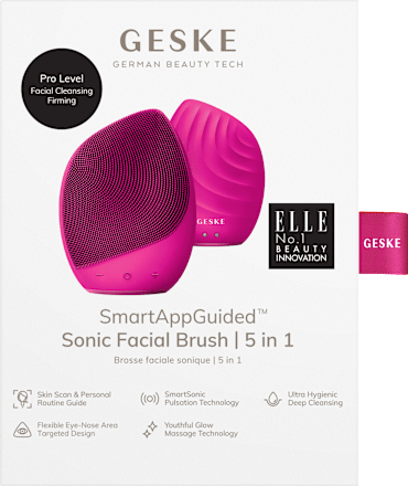 Sonic Facial Brush 5 in 1 Magenta, 1 pc