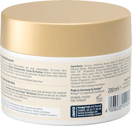 Body scrub cream-oil scrub, 200 ml - Image 2