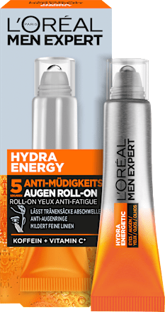 Hydra Energy Eye Roll-on, Caffeine + Vitamin C, 10 ml