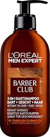 Beard shampoo Barber Club 3in1, 200 ml