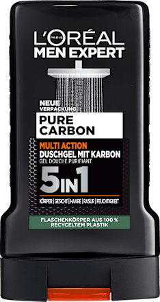 Pure Carbon shower gel with carbon, multi-action 5-in-1, 250 ml