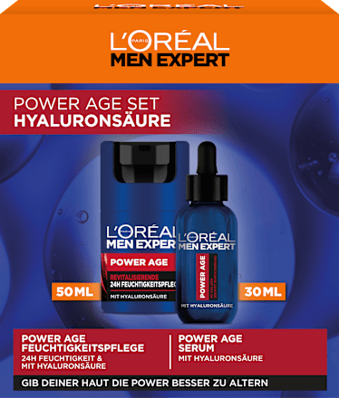 Power Age gift set with hyaluronic acid, 2 pieces, 1 pc.