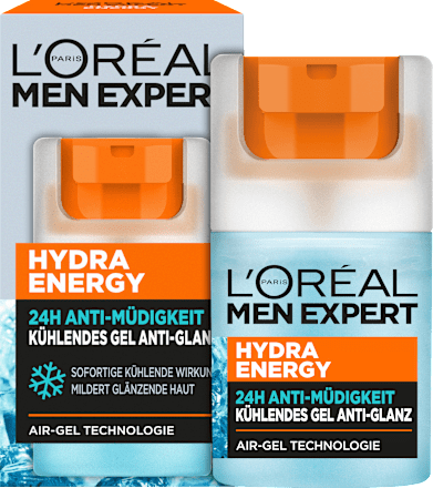 Hydra Energy Facial Gel, Cooling & Anti-Shine, 24h Anti-Fatigue, 50 ml