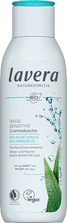 Cream Shower Gel Basic Sensitive Aloe Vera & Almond Oil, 250 ml