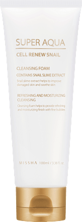 Super Aqua Cell Renew Snail cleansing foam, 100 ml