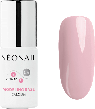 UV nail polish modeling base calcium neutral pink, 7.2 ml