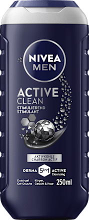 Shower gel Active Clean 5in1, 250 ml