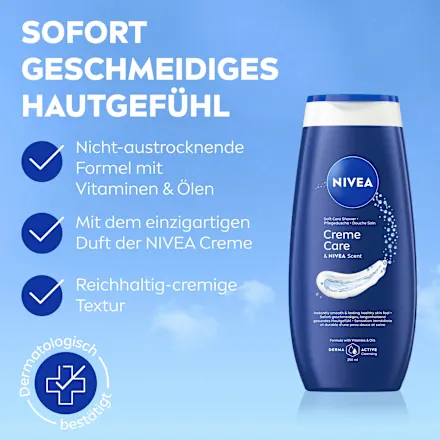 Care Shower Cream Care & Nivea Scent, 250 ml - Image 3