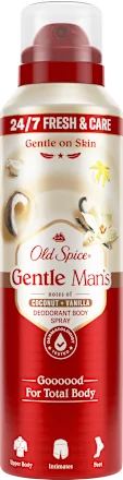 Body spray Gentle Man's Coconut & Vanilla, 140 ml