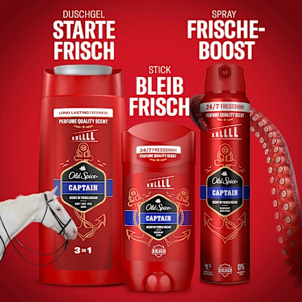 Captain 3-in-1 shower gel, 250 ml - Image 2