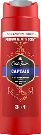 Captain 3-in-1 shower gel, 250 ml