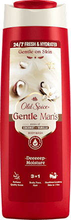 Gentle Man's Coconut & Vanilla 3-in-1 Shower Gel, 400 ml