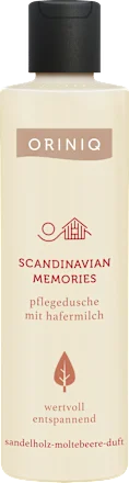 Scandinavian Memories Shower Gel with Oat Milk, Sandalwood & Cloudberry, 250 ml