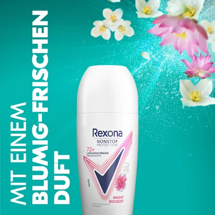 Antiperspirant deodorant roll-on Nonstop Protection Bright Bouquet, 50 ml - Image 6