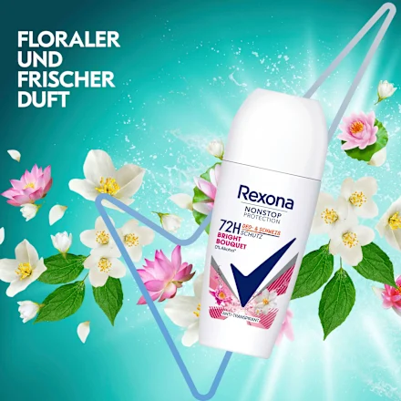 Antiperspirant deodorant roll-on Nonstop Protection Bright Bouquet, 50 ml - Image 8