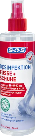 Disinfectant spray for feet & shoes, 250 ml