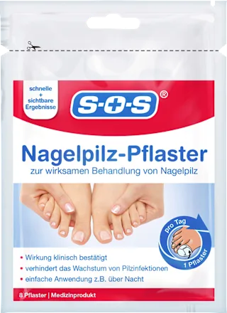 Nail fungus plasters, 8 pieces
