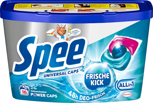 Laundry Detergent Capsules Power Deo Fresh Kick, 16 WL