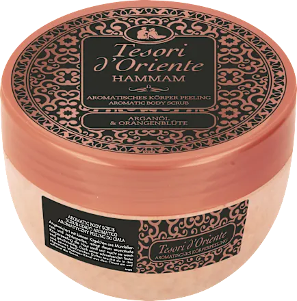 Hammam Body Scrub, Argan Oil & Orange Blossom, 300 ml