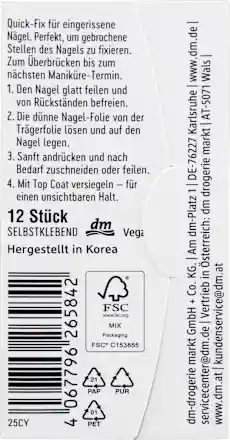 Nail Repair Quick Fix Sheets, 12 pcs - Image 2
