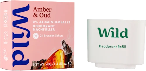 Amber & Oud deodorant stick refill pack, 40 g