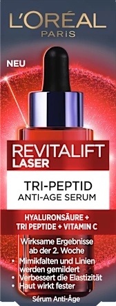 Anti-aging laser serum with tri-peptides, hyaluronic acid and vitamin C, 30 ml - Image 2