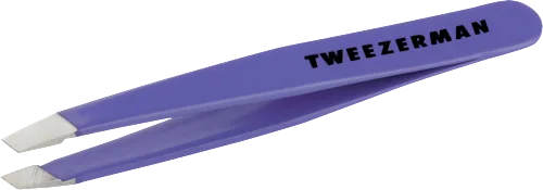 Slanted Mini Lavender Tweezers, 1 pc