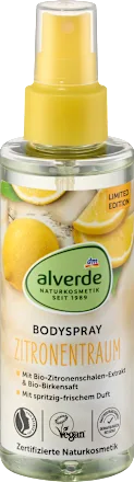 Lemon Dream Body Spray with lemon peel and birch sap, 150 ml