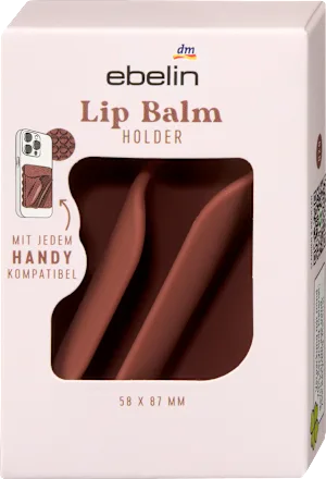 Brown lip balm holder, It's a match, 1 pc.