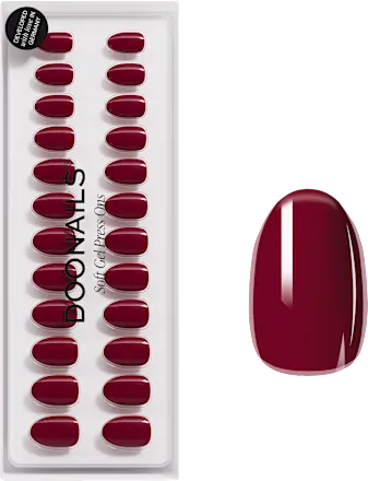 Artificial nails, Soft Gel Press Ons Love Paris Short Round, 30 pieces