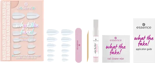 Artificial Nails What The Fake! 01 Glazed, 1 pc